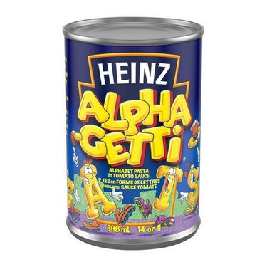 Alphabet Pasta In Tomato Sauce Alpha-Getti 398 Ml (Case Of 24) by Heinz