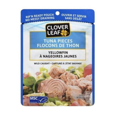 Clover Leaf, Yellowfin Tuna Pieces, 85 Grams (Case Of 12)