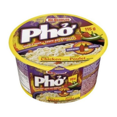 Instant Chicken Flavoured Noodle Soup Pho 115 Grams (Case Of 12) by Mr. Noodles