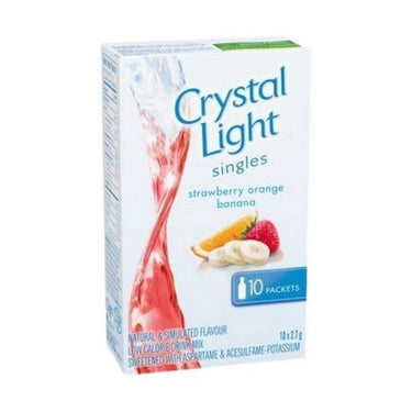 Low Calorie Strawberry Orange And Banana Drink Mix 2.7 Grams X 10 Packets (Case Of 10) by Crystal Light