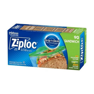 Seal Top Sandwich Bags 90 Count (Case Of 12) by Ziploc