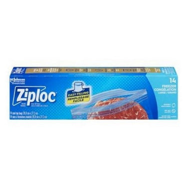 Large Seal Top Freezer Bags 14 Count (Case Of 12) by Ziploc