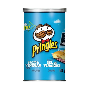 Salt And Vinegar Potato Chips 68 Grams (Case Of 12) by Pringles