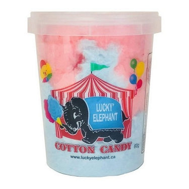 Cotton Candy 60 Grams (Case Of 24) by Lucky Elephant