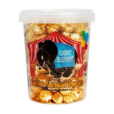 Butter Caramel Popcorn 135 Grams (Case Of 24) by Lucky Elephant