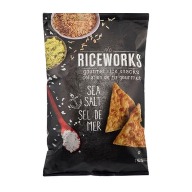 Sea Salt Gourmet Brown Rice Crisps 155 Grams (Case Of 12) by Riceworks