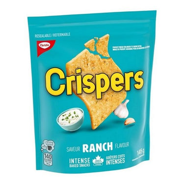 Ranch Flavoured Crackers 145 Grams (Case Of 12) by Crispers