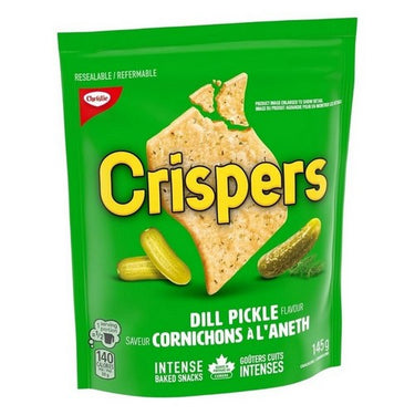 Dill Pickle Flavoured Crackers 145 Grams (Case Of 12) by Crispers