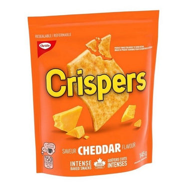 Cheddar Flavoured Crackers 145 Grams (Case Of 12) by Crispers