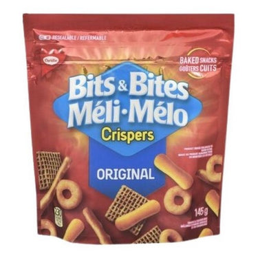 Original Snack Mix Bits Bites 145 Grams (Case Of 12) by Crispers