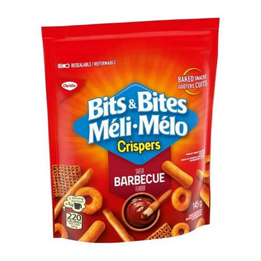 Bbq Flavoured Snack Mix Bits Bites 145 Grams (Case Of 12) by Crispers
