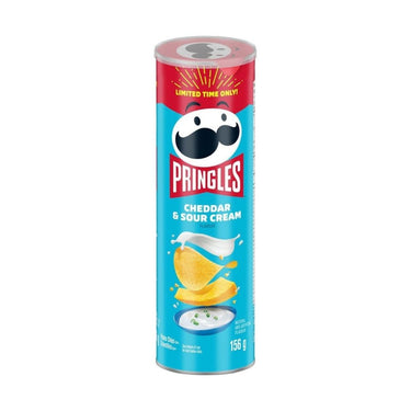 Cheddar And Sour Cream Flavoured Chips 156 Grams (Case Of 14) by Pringles