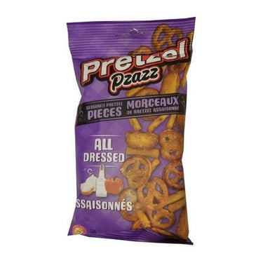 Seasoned Pretzel Pieces All Dressed 56 Grams (Case Of 12) by Pretzel Pzazz