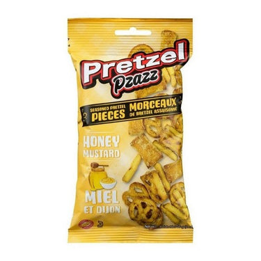 Seasoned Pretzel Pieces Honey Mustard 56 Grams (Case Of 12) by Pretzel Pzazz