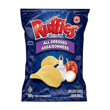 All Dressed Potato Chips 200 Grams (Case Of 16) by Ruffles
