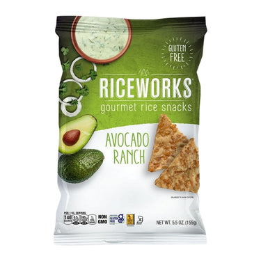 Avocado Ranch Chips 155 Grams (Case Of 12) by Riceworks