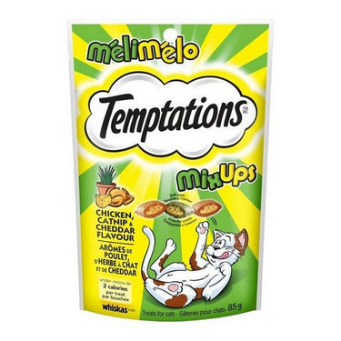 Mix Ups Cat Treats Chicken Catnip And Cheddar 85 Grams (Case Of 12) by Temptations