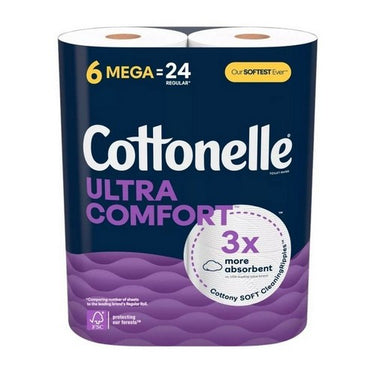 Ultra Comfort Toilet Paper Roll 6 Count (Case Of 6) by Cottonelle