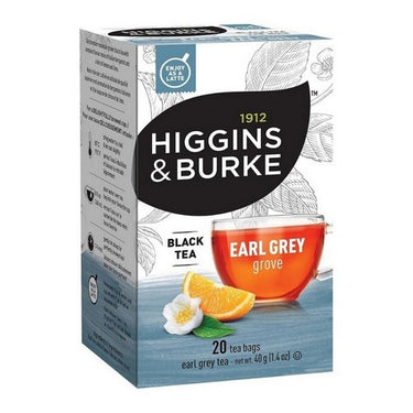 Earl Grey Black Tea 20 Bags (Case Of 20) by Higgins & Burke