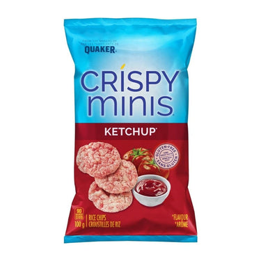 Crispy Minis Ketchup Flavoured Brown Rice Chips 100 Grams (Case Of 12) by Quaker