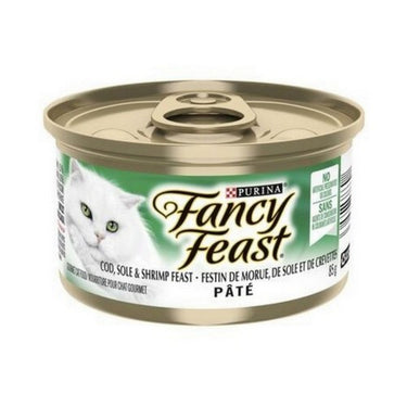 Cod Sole and Shrimp Wet Cat Food Pate 85 Grams (Case Of 24) by Fancy Feast