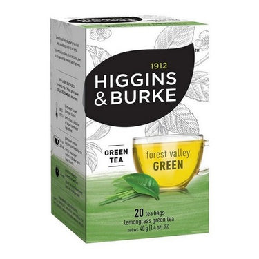 Green Tea 20 Bags (Case Of 20) by Higgins & Burke