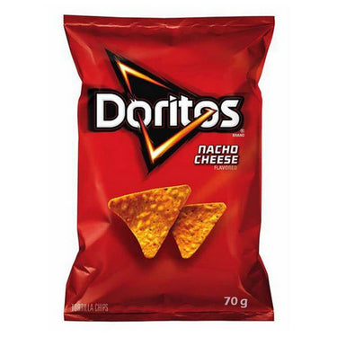 Nacho Cheese Chips 70 Grams (Case Of 32) by Doritos