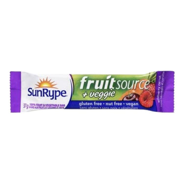 Apple Wildberry Carrot Fruit And Veggie Bar Fruitsource 37 Grams (Case Of 15) by SunRype