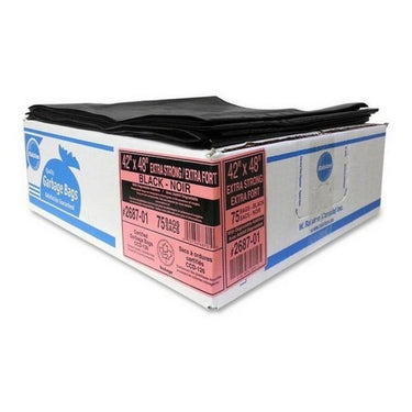 Extra Strong Black Trash Bags 75 Count (Case Of 75) by Ralston