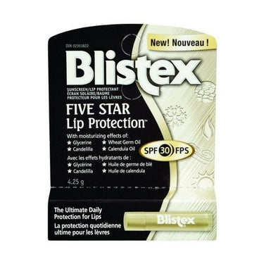Five Star Lip Protectant Stick SPF 30 4.25 Grams by Blistex