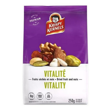 Dried Fruit And Nut Mix Vitality 250 Grams (Case Of 14) by Krispy kernels