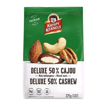 Deluxe Mixed Nuts 50% Cashews 225 Grams (Case Of 14) by Krispy kernels