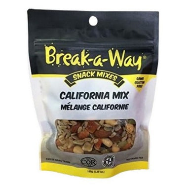 California Trail Mix 130 Grams (Case Of 12) by Break-A-Way