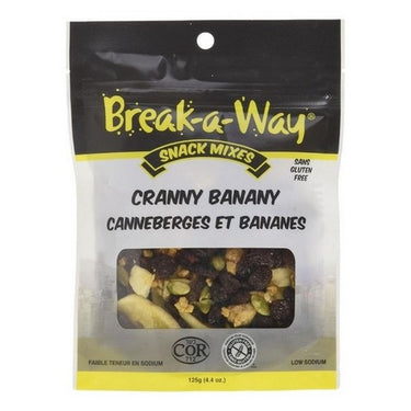 Cranny Banany Trail Mix 125 Grams (Case Of 12) by Break-A-Way