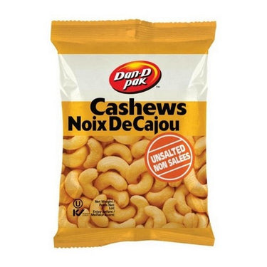 Cashews Unsalted 92 Grams (Case Of 12) by Dan D Pak