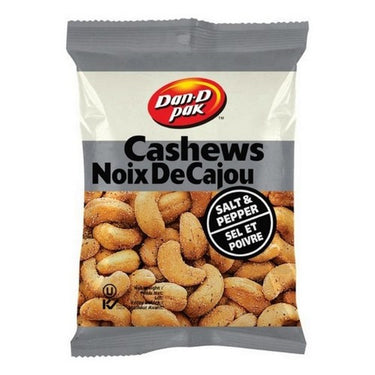 Cashews Salt And Pepper 92 Grams (Case Of 12) by Dan D Pak
