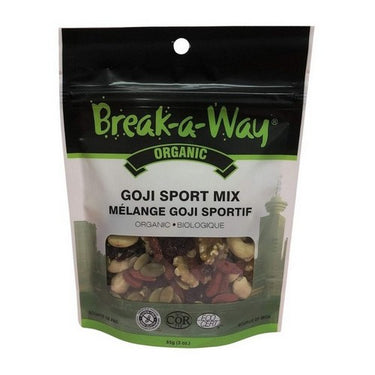 Organic Goji Sport Mix 85 Grams (Case Of 12) by Break-A-Way