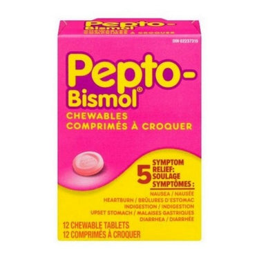 Original Chewable Tablet 12 Count by Pepto-Bismol