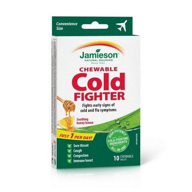 Honey Lemon Chewable Cold Fighter 10 Count by Jamieson Vitamins