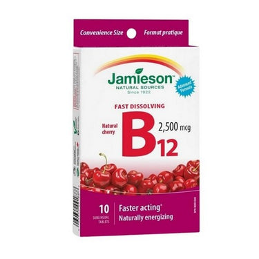 Vitamin B12 Cherry Flavoured 10 Count by Jamieson Vitamins