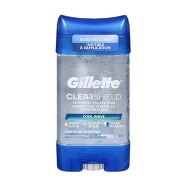 Clear Gel Antiperspirant And Deodorant With Fresh Wave Scent 3x 108 Grams by Gillette