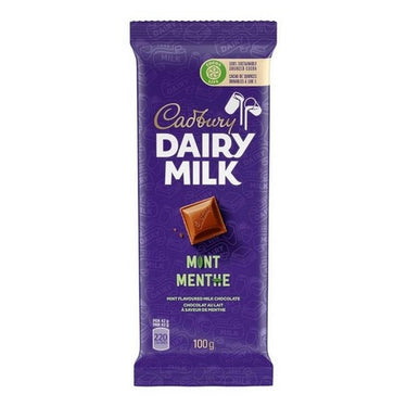 Milk Chocolate Mint Flavoured 100 Grams (Case Of 21) by Cadbury