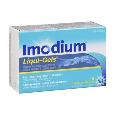 Liqui Gel Antidiarrhea 6 Capsules by Imodium