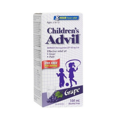 Advil Childrens Suspension Ibuprofen Grape 100 Ml by Advil