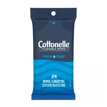 Flushable Wet Wipes 24 Count (Case Of 24) by Cottonelle