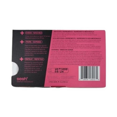 Nicotine Gum Pomegranate 10 Count (Case Of 10) by Sesh Plus