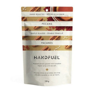 Maple Glazed Candied Pecans 120 Grams (Case Of 12) by Handfuel