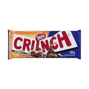 Milk Chocolate Bar With Cookie Pieces Crunch 100 Grams (Case Of 20) by Nestle