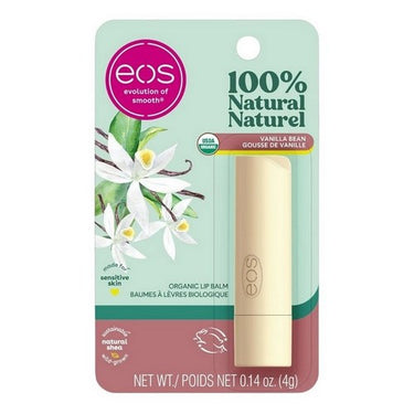 Natural And Organic Lip Balm Stick Vanilla Bean 4 Grams (Case Of 16) by EOS