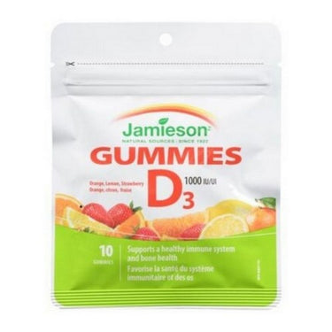 Vitamine D3 Assorted Fruit Flavoured 10 Count by Jamieson Vitamins